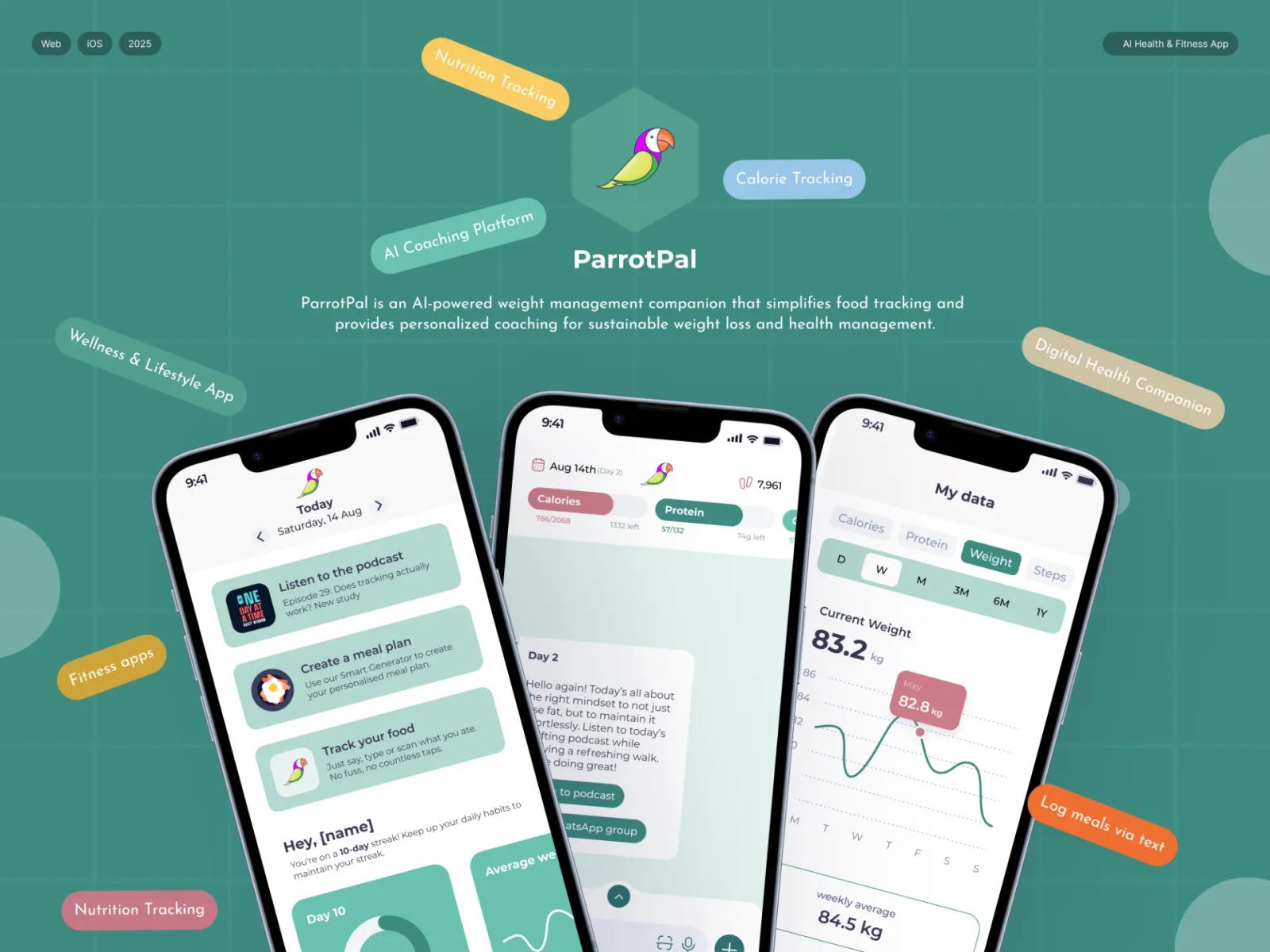 ParrotPal — featured Mobile App project