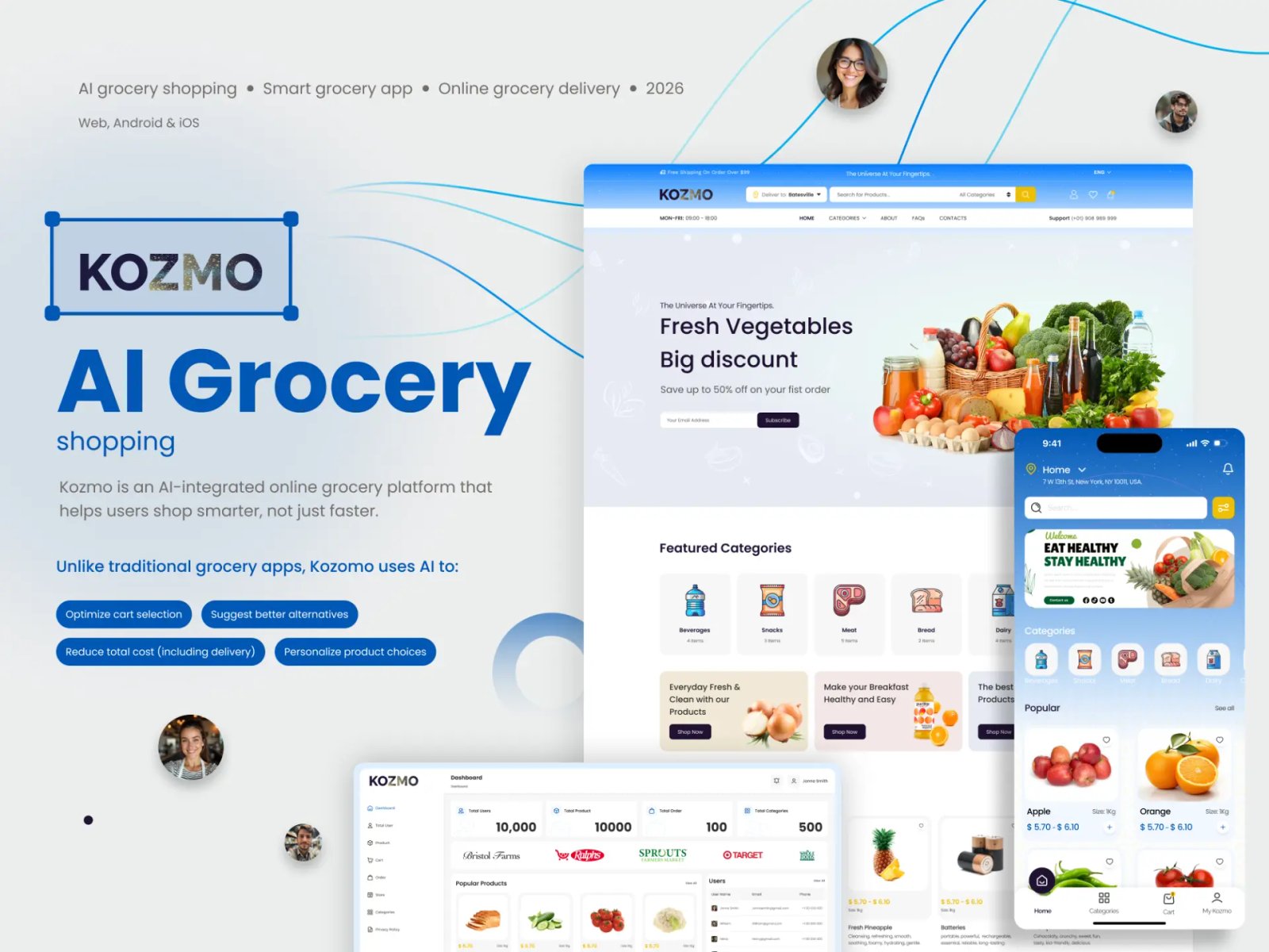 KOZMO — featured Web Design project